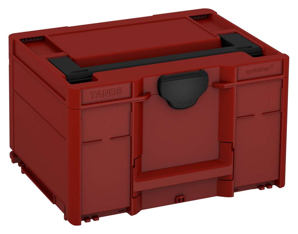 Systainer³ M 237, Carmine Red with Black lid handle and Black catches