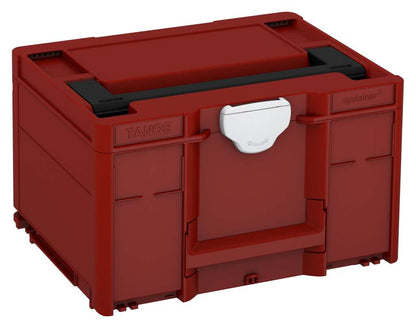Systainer³ M 237, Carmine Red with Black lid handle and Light Grey catches