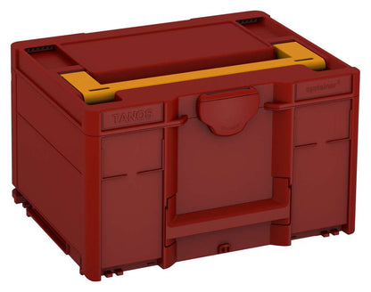 Systainer³ M 237, Carmine Red with Daffodil Yellow lid handle