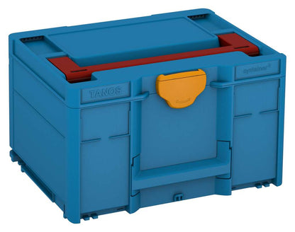 Systainer³ M 237, Sky Blue with Carmine Red lid handle and Daffodil Yellow catches