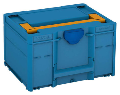 Systainer³ M 237, Sky Blue with Daffodil Yellow lid handle and Signal Blue catches