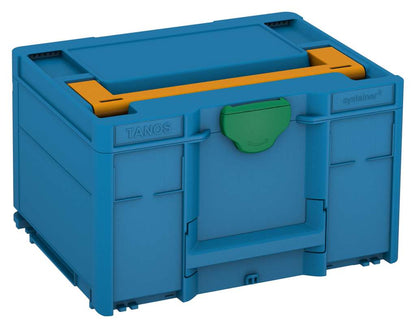Systainer³ M 237, Sky Blue with Daffodil Yellow lid handle and Signal Green catches