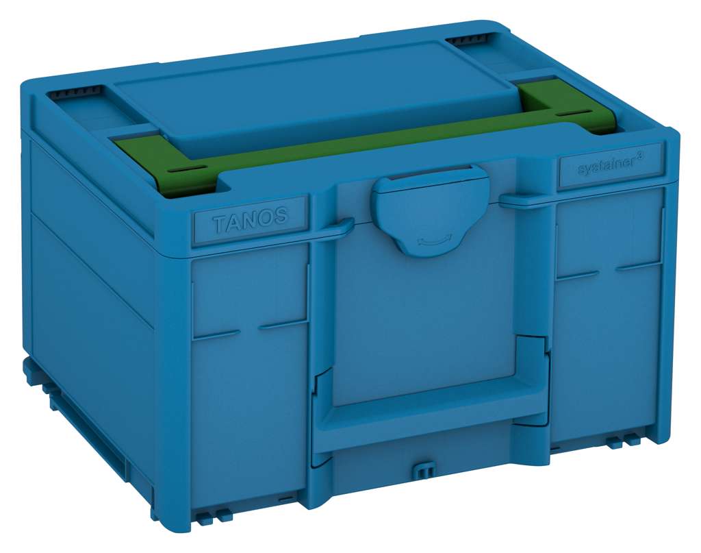 Systainer³ M 237, Sky Blue with Emerald Green lid handle