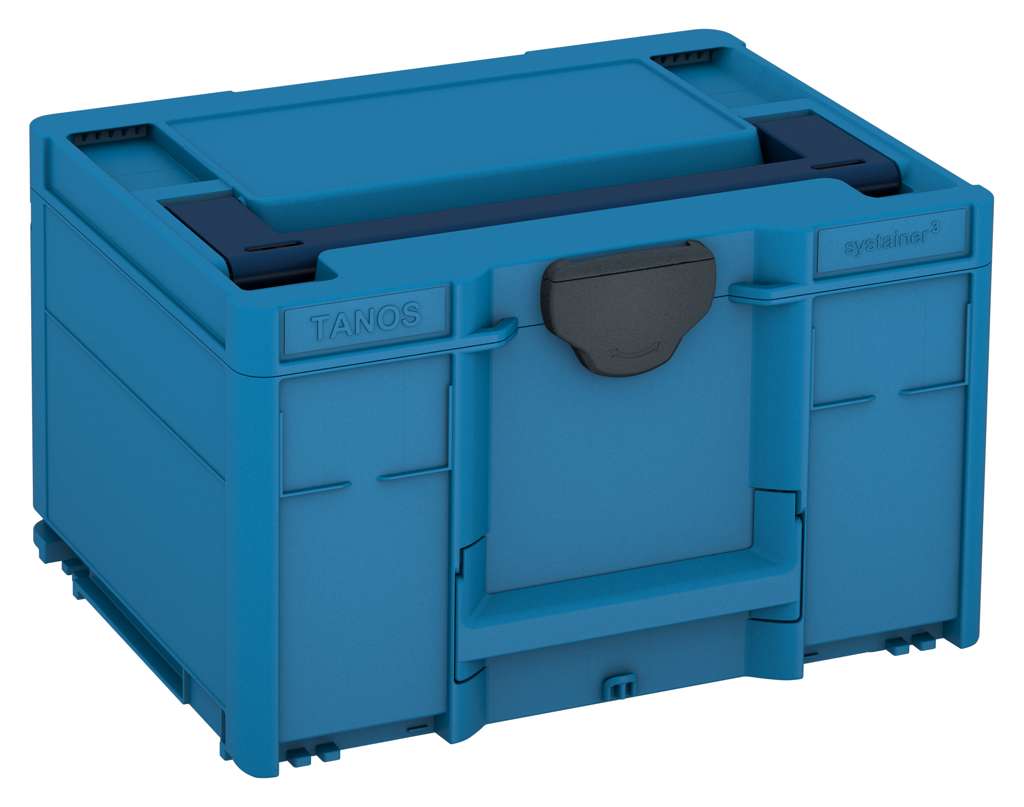 Systainer³ M 237, Sky Blue with Sapphire Blue lid handle and Anthracite catches