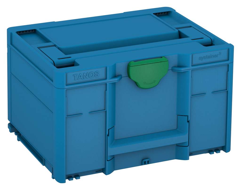 Systainer³ M 237, Sky Blue with Signal Green catches