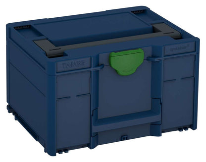 Systainer³ M 237, Sapphire Blue with Anthracite lid handle and Emerald Green catches