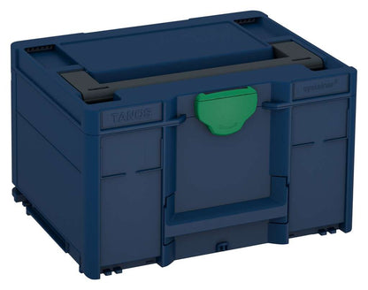 Systainer³ M 237, Sapphire Blue with Anthracite lid handle and Signal Green catches