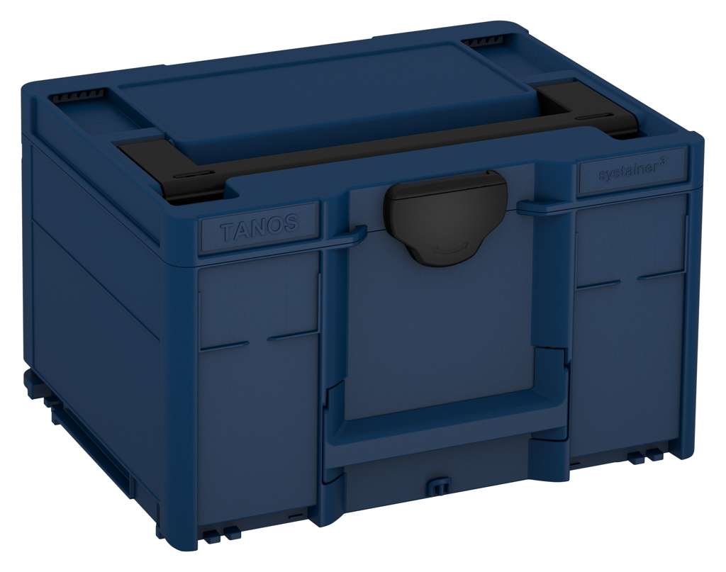 Systainer³ M 237, Sapphire Blue with Black lid handle and Black catches