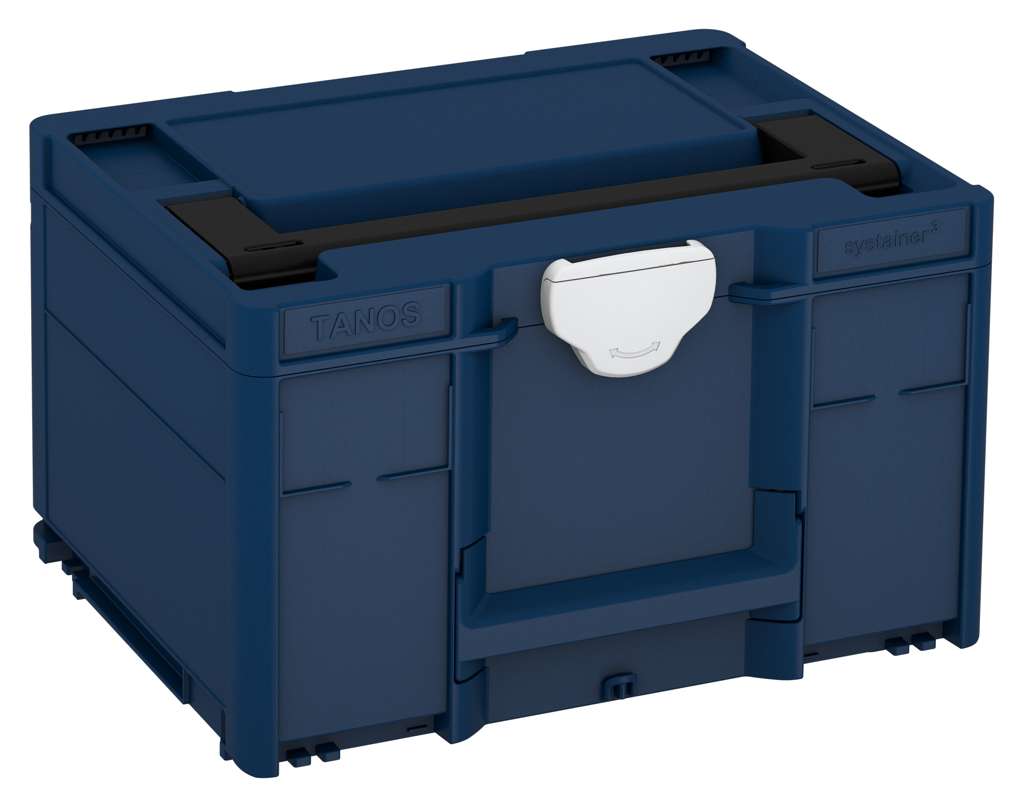 Systainer³ M 237, Sapphire Blue with Black lid handle and Light Grey catches