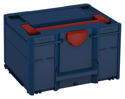 Systainer³ M 237, Sapphire Blue with Carmine Red lid handle and Carmine Red catches