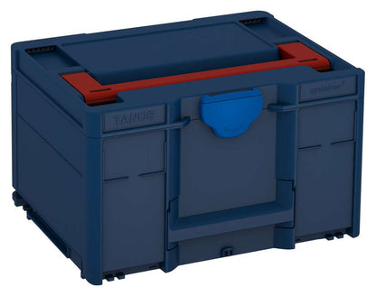 Systainer³ M 237, Sapphire Blue with Carmine Red lid handle and Signal Blue catches