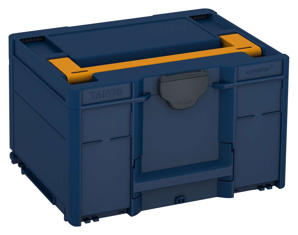 Systainer³ M 237, Sapphire Blue with Daffodil Yellow lid handle and Anthracite catches