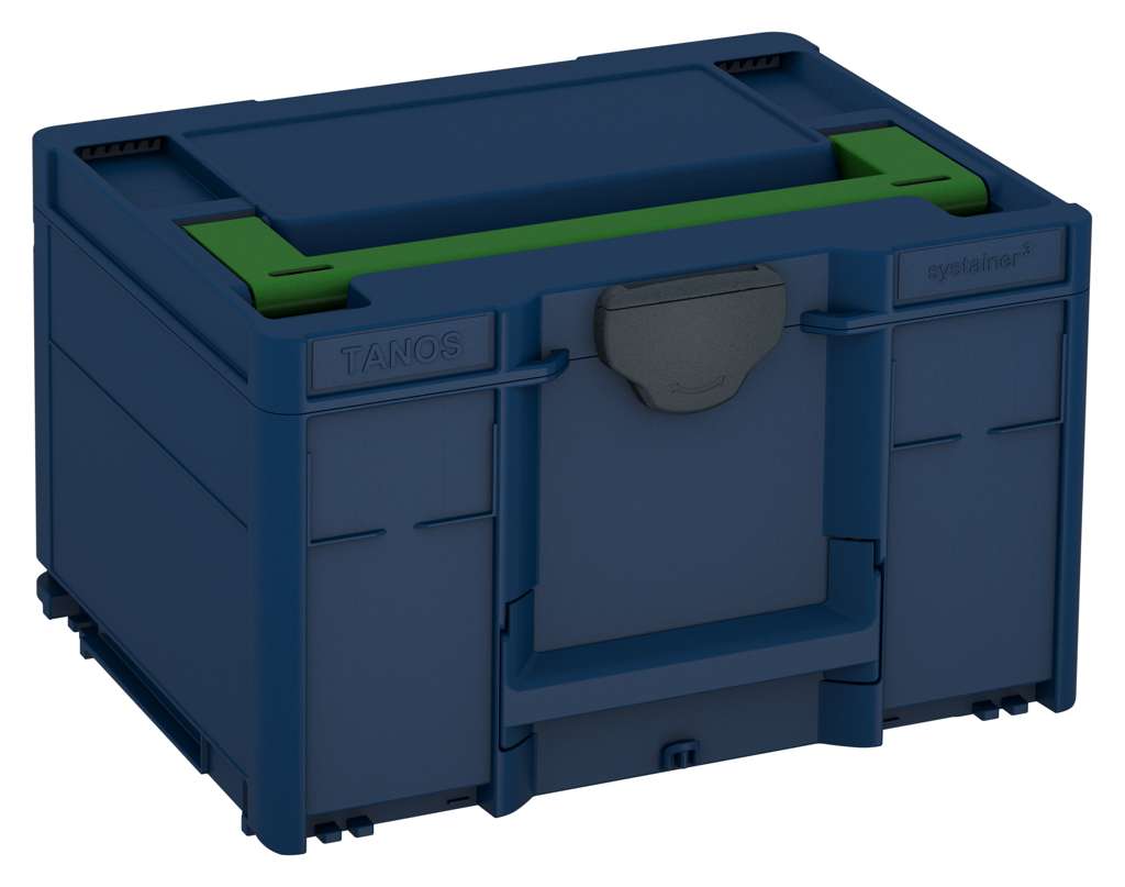 Systainer³ M 237, Sapphire Blue with Emerald Green lid handle and Anthracite catches
