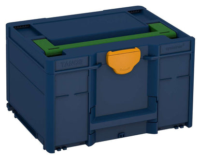 Systainer³ M 237, Sapphire Blue with Emerald Green lid handle and Daffodil Yellow catches
