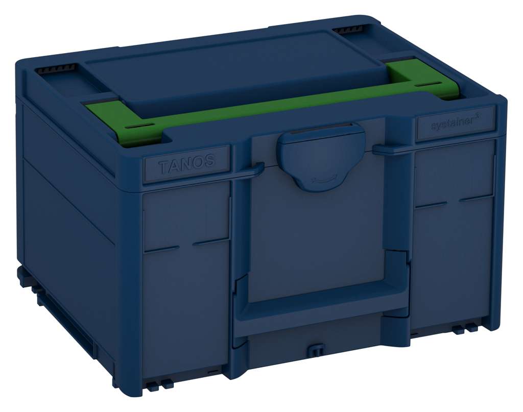 Systainer³ M 237, Sapphire Blue with Emerald Green lid handle