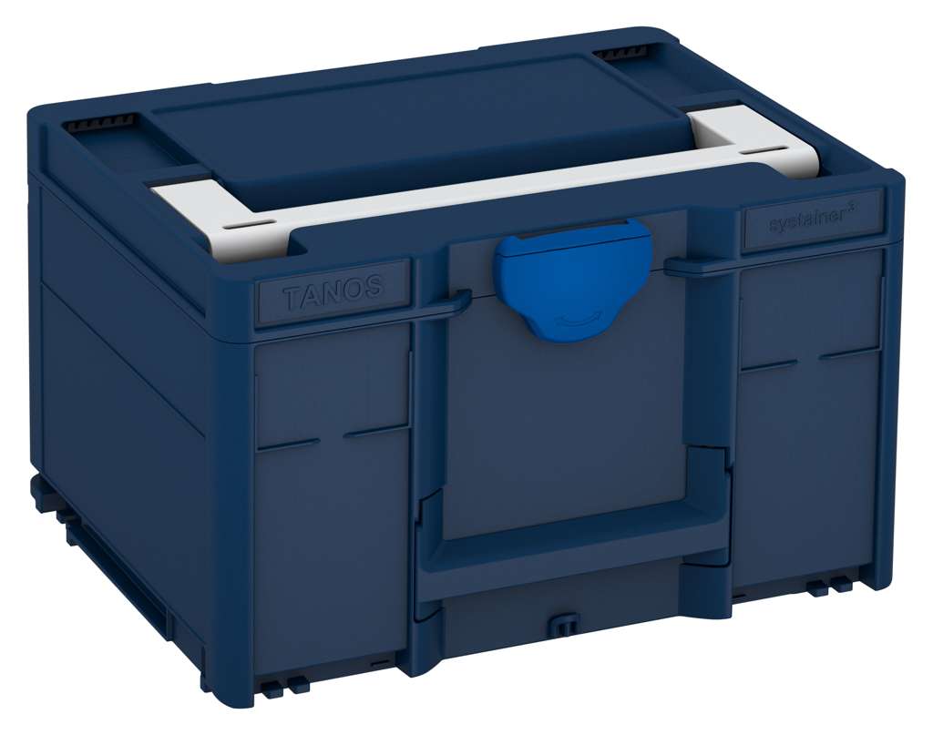Systainer³ M 237, Sapphire Blue with Light Grey lid handle and Signal Blue catches