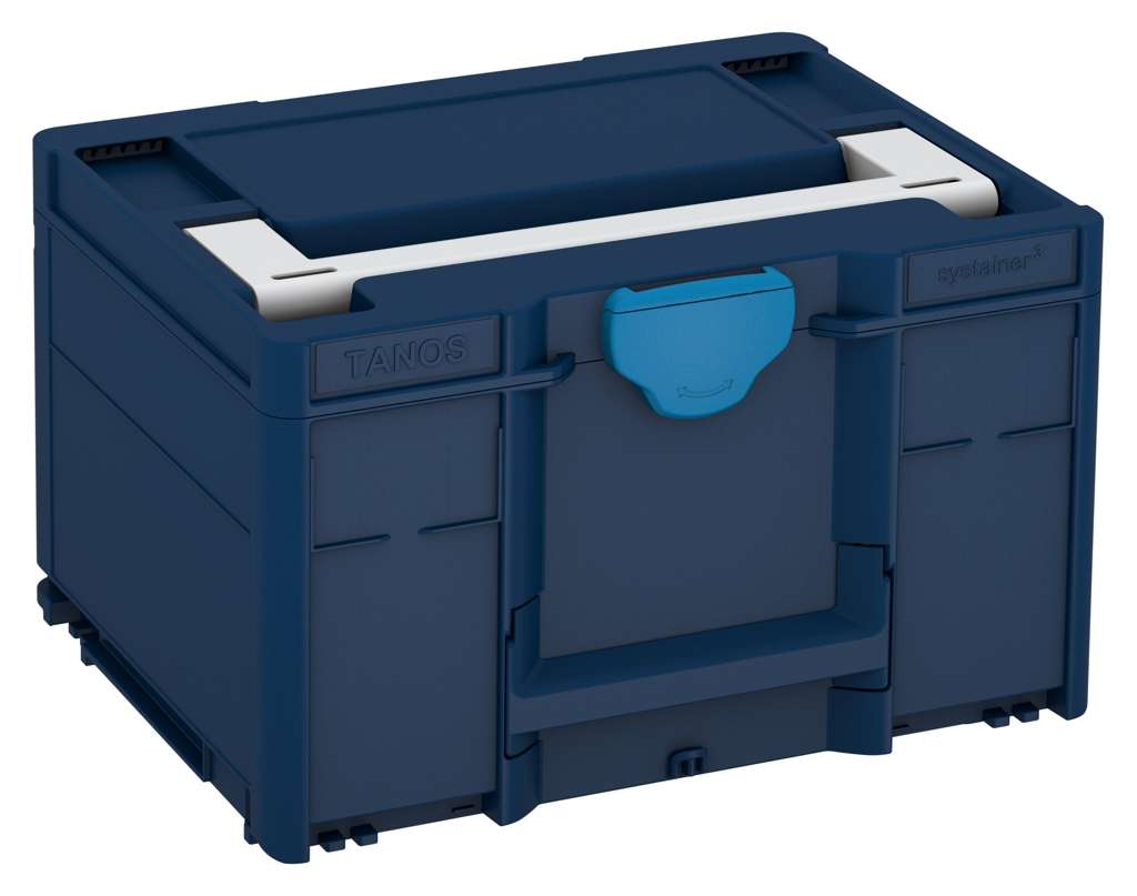 Systainer³ M 237, Sapphire Blue with Light Grey lid handle and Sky Blue catches