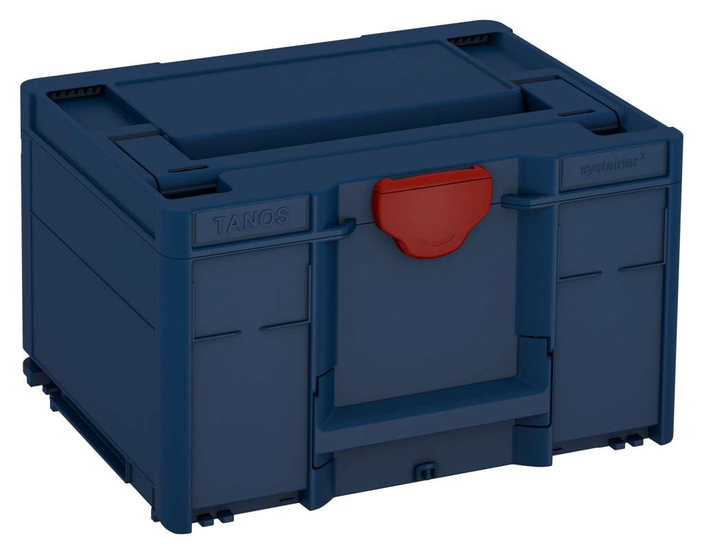 Systainer³ M 237, Sapphire Blue with Carmine Red catches