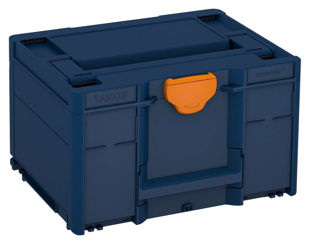 Systainer³ M 237, Sapphire Blue with Deep Orange catches