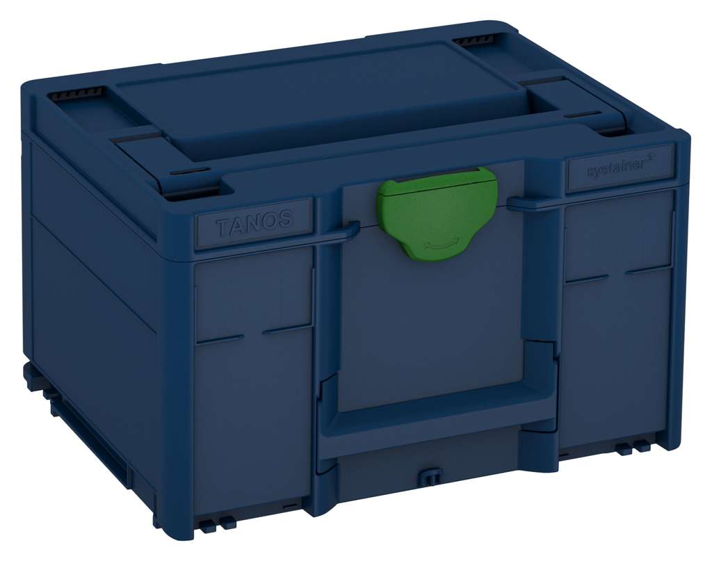 Systainer³ M 237, Sapphire Blue with Emerald Green catches