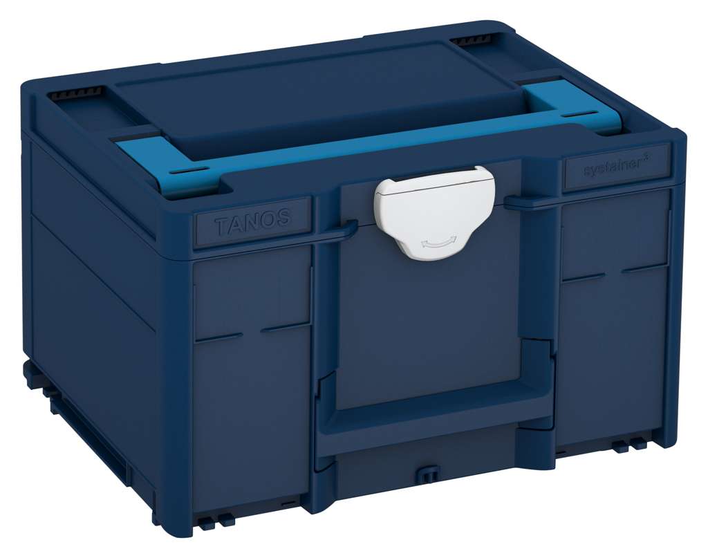 Systainer³ M 237, Sapphire Blue with Sky Blue lid handle and Light Grey catches