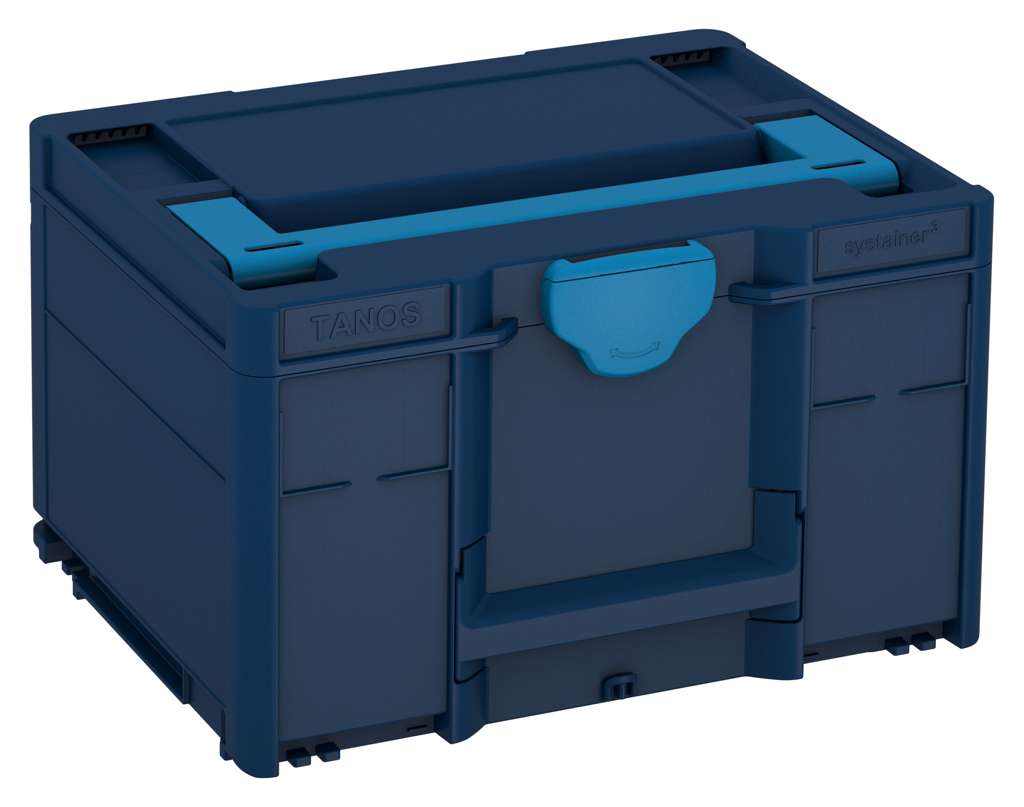 Systainer³ M 237, Sapphire Blue with Sky Blue lid handle and Sky Blue catches