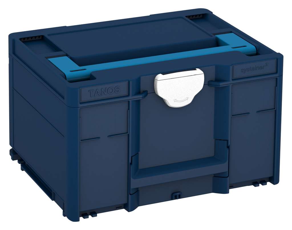 Systainer³ M 237, Sapphire Blue with Sky Blue lid handle and White catches