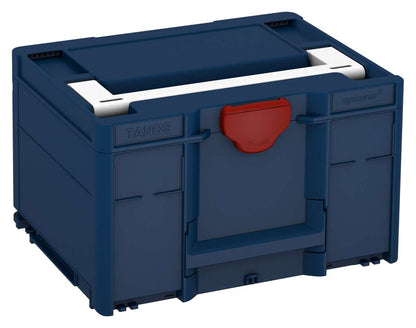 Systainer³ M 237, Sapphire Blue with White lid handle and Carmine Red catches