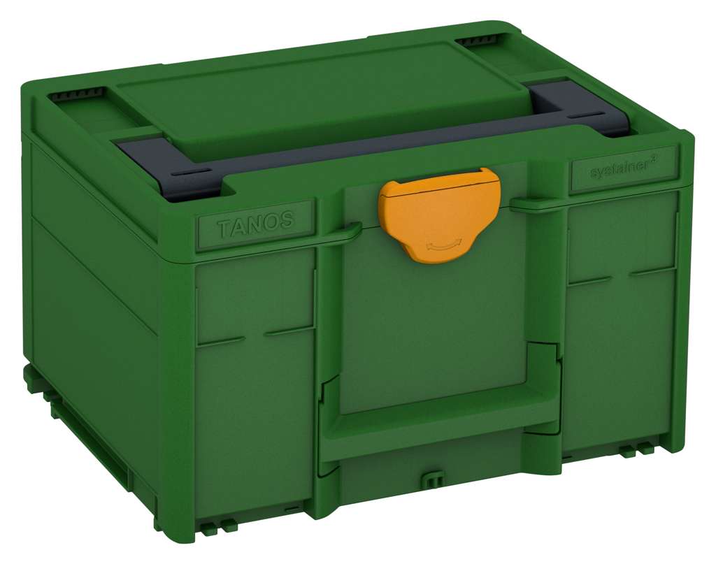 Systainer³ M 237, Emerald Green with Anthracite lid handle and Daffodil Yellow catches