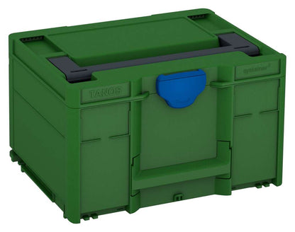 Systainer³ M 237, Emerald Green with Anthracite lid handle and Signal Blue catches