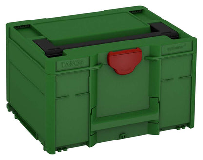 Systainer³ M 237, Emerald Green with Black lid handle and Carmine Red catches