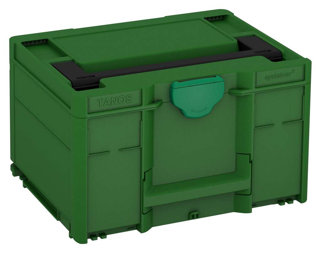 Systainer³ M 237, Emerald Green with Black lid handle and Signal Green catches