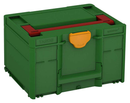 Systainer³ M 237, Emerald Green with Carmine Red lid handle and Daffodil Yellow catches