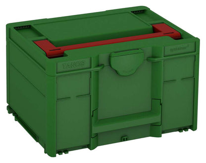 Systainer³ M 237, Emerald Green with Carmine Red lid handle