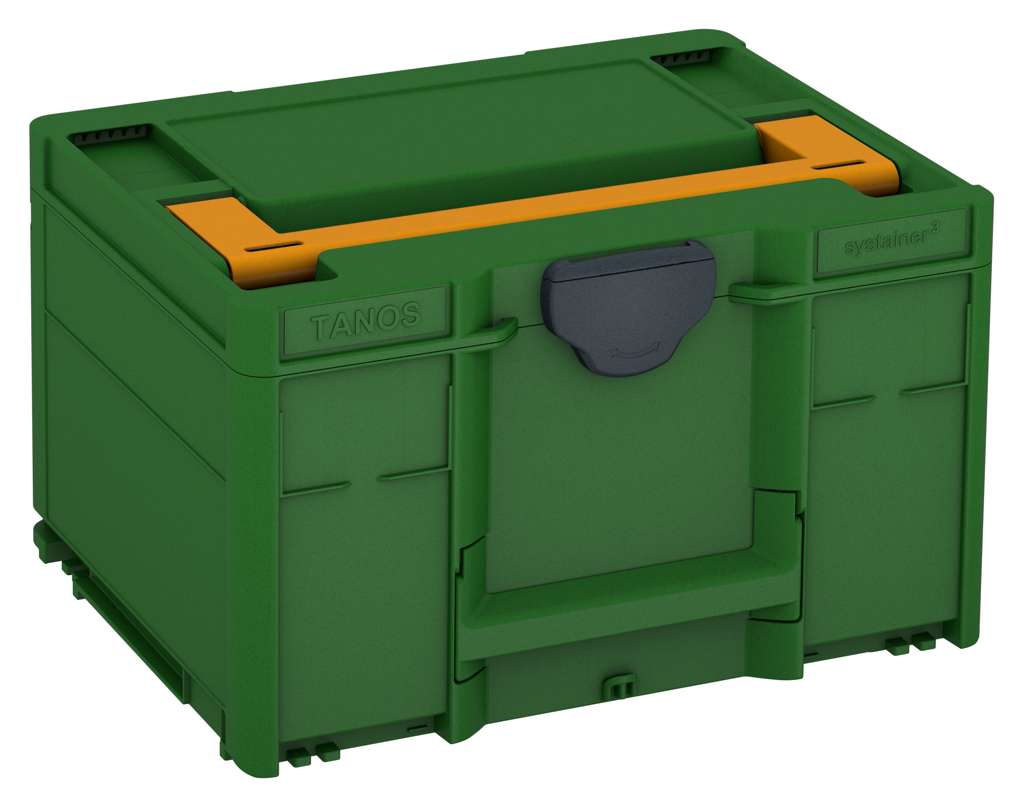 Systainer³ M 237, Emerald Green with Daffodil Yellow lid handle and Anthracite catches