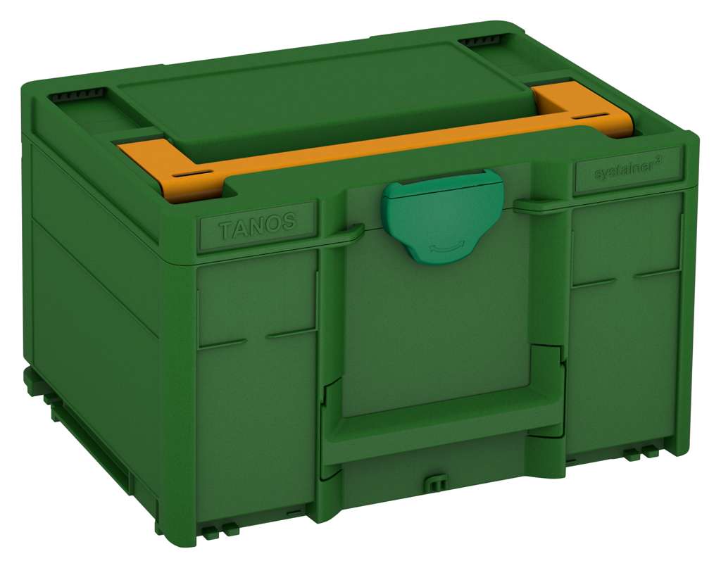 Systainer³ M 237, Emerald Green with Daffodil Yellow lid handle and Signal Green catches