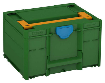 Systainer³ M 237, Emerald Green with Daffodil Yellow lid handle and Sky Blue catches