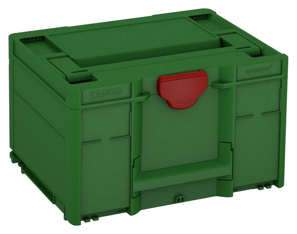 Systainer³ M 237, Emerald Green with Carmine Red catches