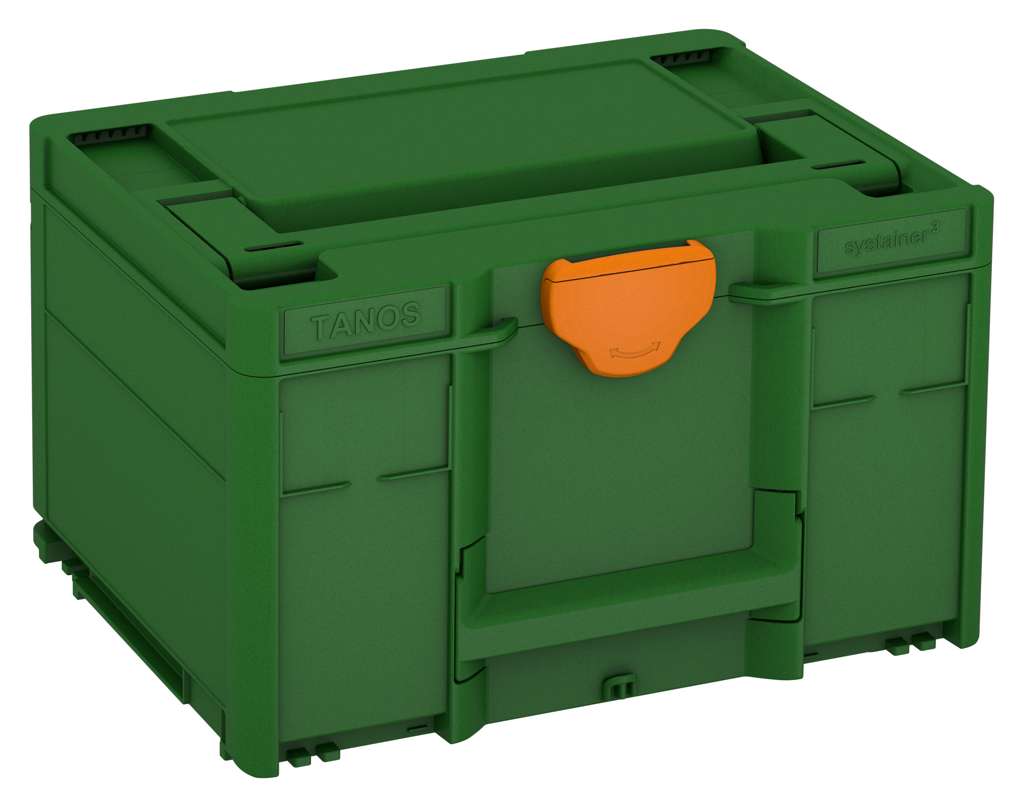 Systainer³ M 237, Emerald Green with Deep Orange catches