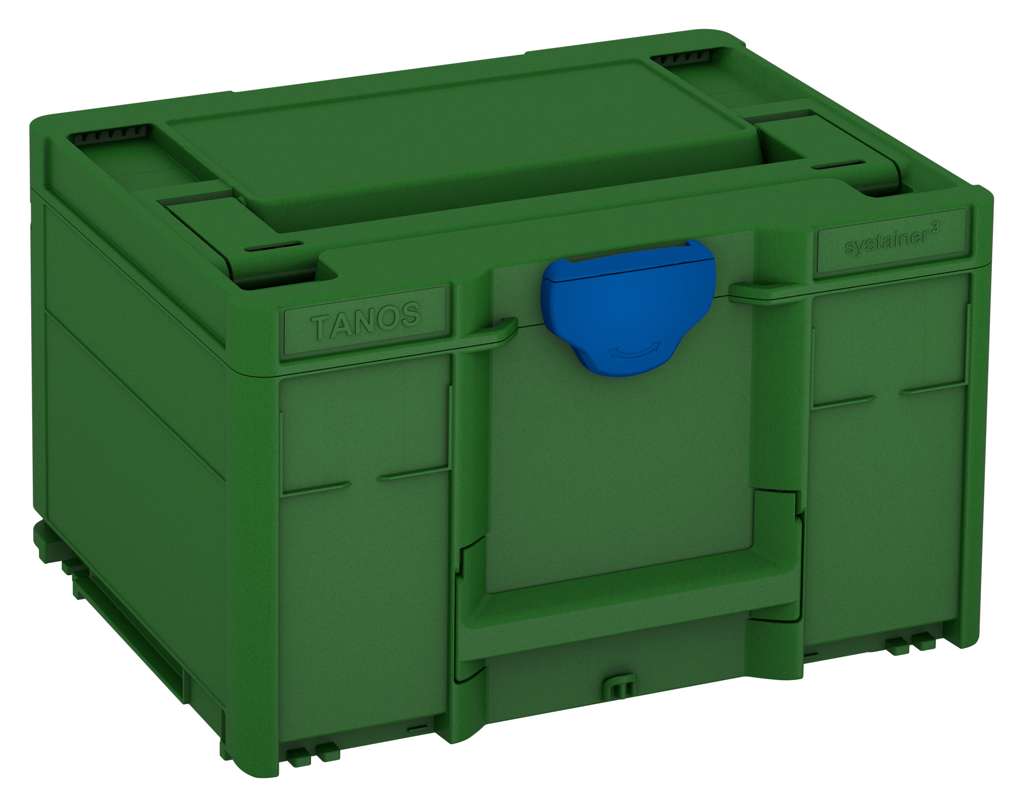 Systainer³ M 237, Emerald Green with Signal Blue catches