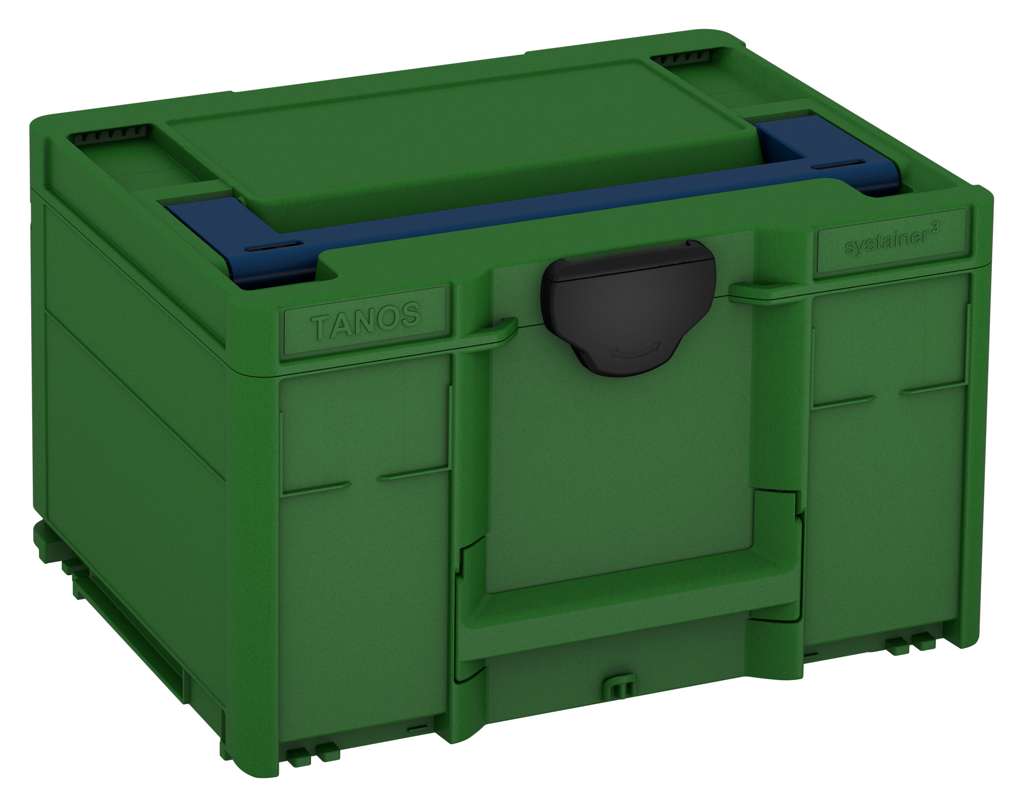 Systainer³ M 237, Emerald Green with Sapphire Blue lid handle and Black catches