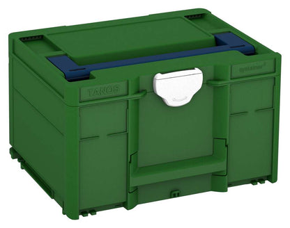 Systainer³ M 237, Emerald Green with Sapphire Blue lid handle and White catches