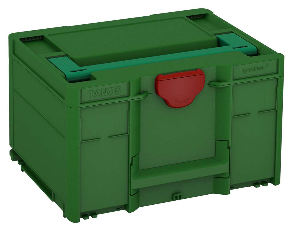 Systainer³ M 237, Emerald Green with Signal Green lid handle and Carmine Red catches