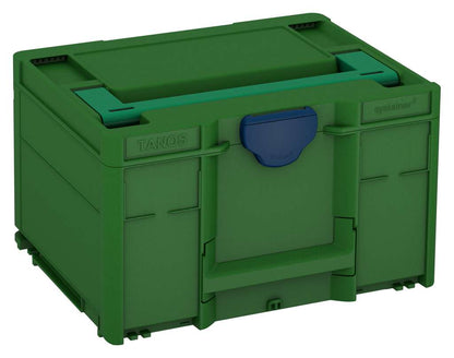 Systainer³ M 237, Emerald Green with Signal Green lid handle and Sapphire Blue catches