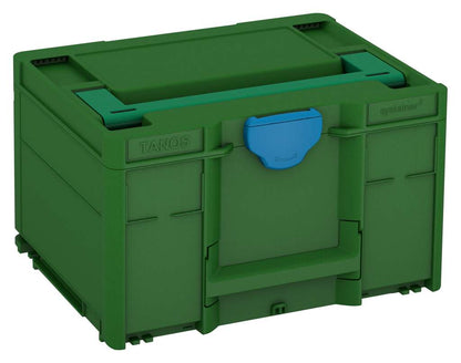 Systainer³ M 237, Emerald Green with Signal Green lid handle and Sky Blue catches