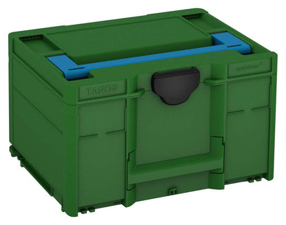 Systainer³ M 237, Emerald Green with Sky Blue lid handle and Black catches