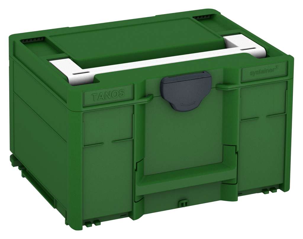 Systainer³ M 237, Emerald Green with White lid handle and Anthracite catches