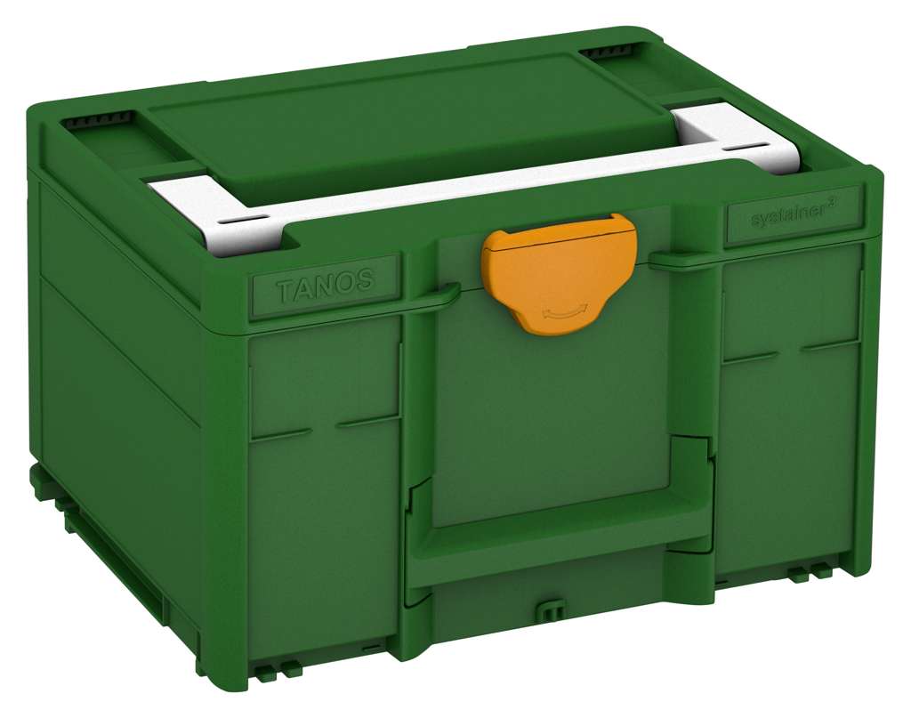 Systainer³ M 237, Emerald Green with White lid handle and Daffodil Yellow catches