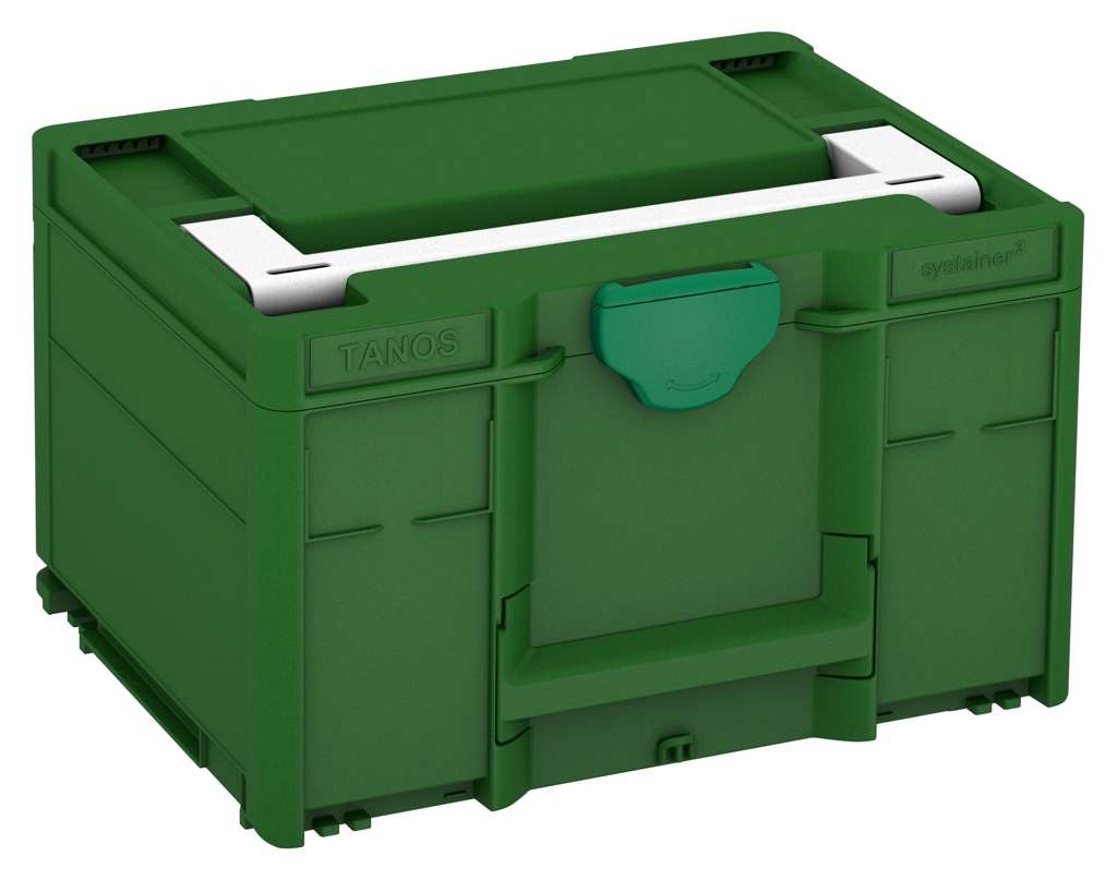 Systainer³ M 237, Emerald Green with White lid handle and Signal Green catches