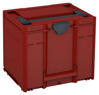 Systainer³ M 337, Carmine Red with Anthracite lid handle and Anthracite catches